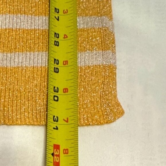 Hendy Top & Skirt Small Knit Metallic Shimmer Short Sleeve Bodycon Stretchy - Picture 10 of 11